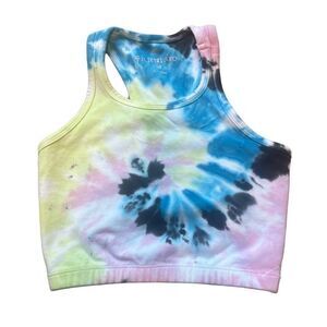Electric and Rose tie dye sports bra | sz xs | REVOLVE